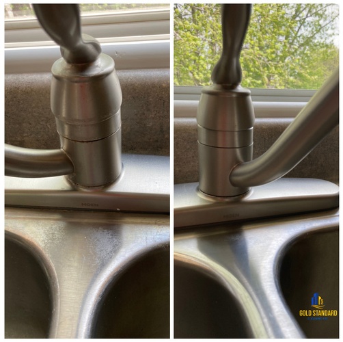 Pipe and kitchen sink tap cleaning by Gold Standard Cleaning Co.