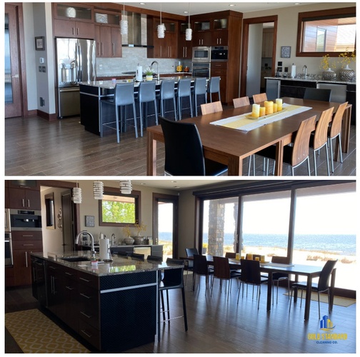 Deep Cleaning done in home dining space by Gold Standard Cleaning Co.