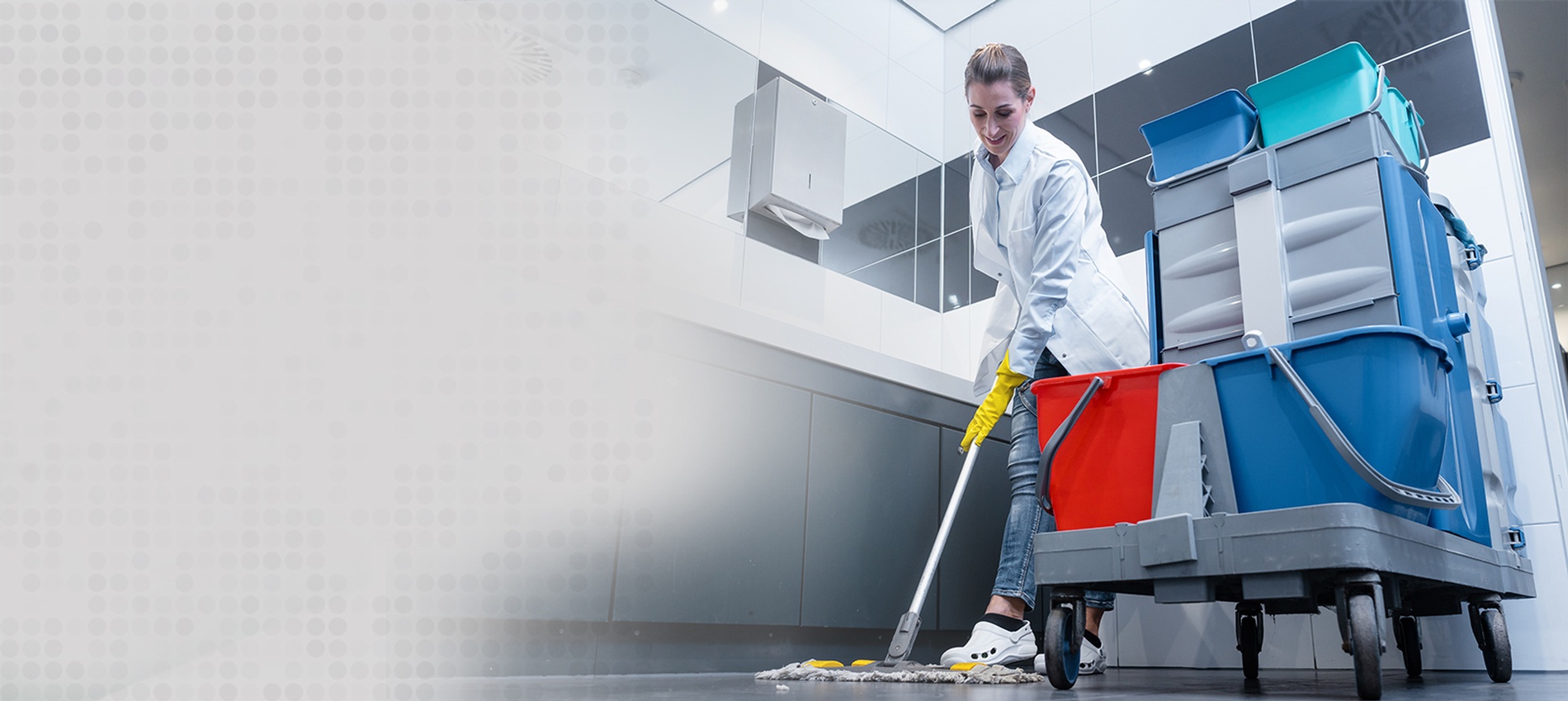 Our Cleaning professionals offer Commercial Building Cleaning Services that give a lustrous look to your business space