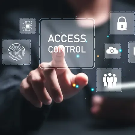 Door reader during Access Control Installations in Reno