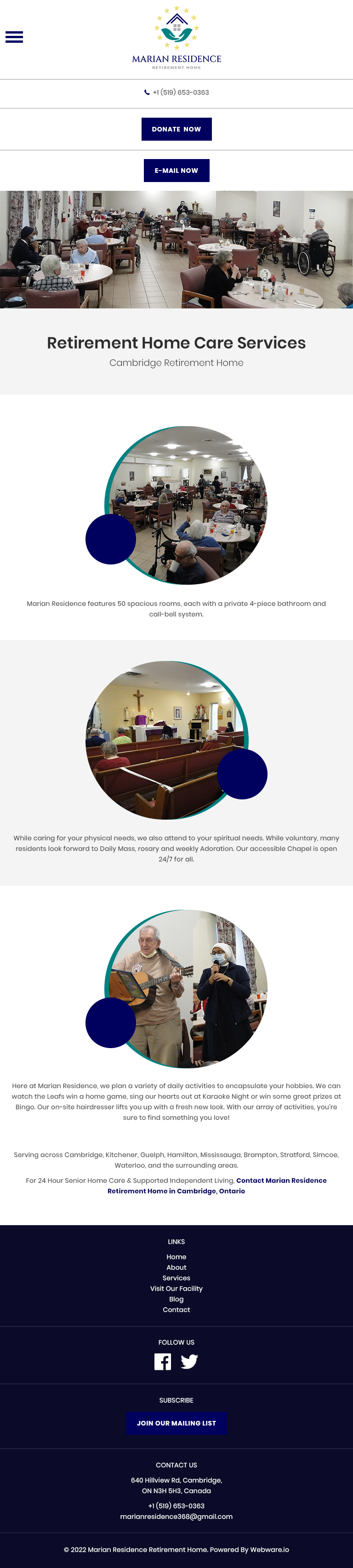 M-Serviceshttps://marian-residence-retirement-home.webware.io/pages/mock/home-mock