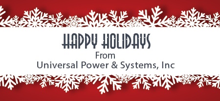 Season’s Greetings from Universal Power & Systems, Inc.