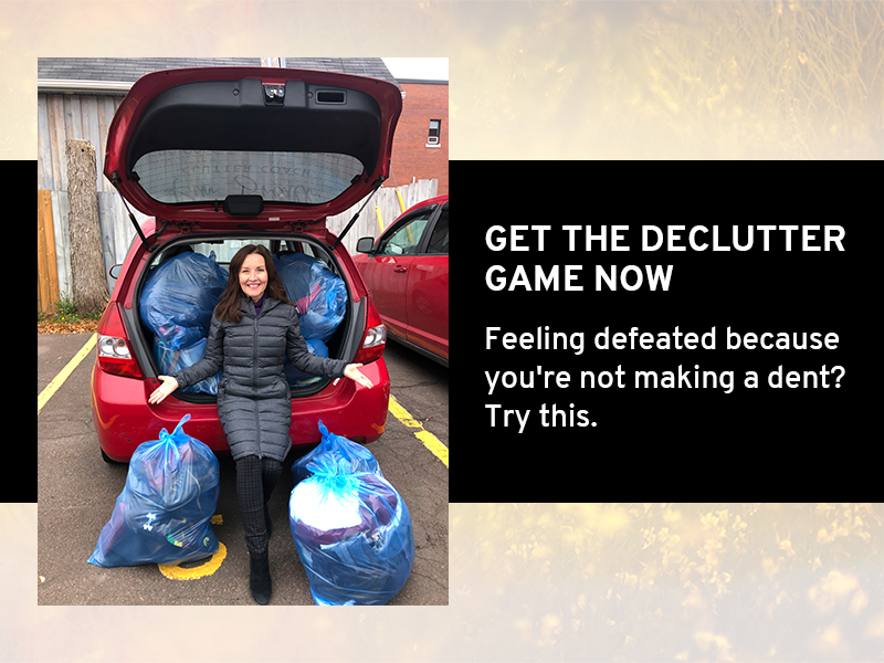 THE DECLUTTER GAME