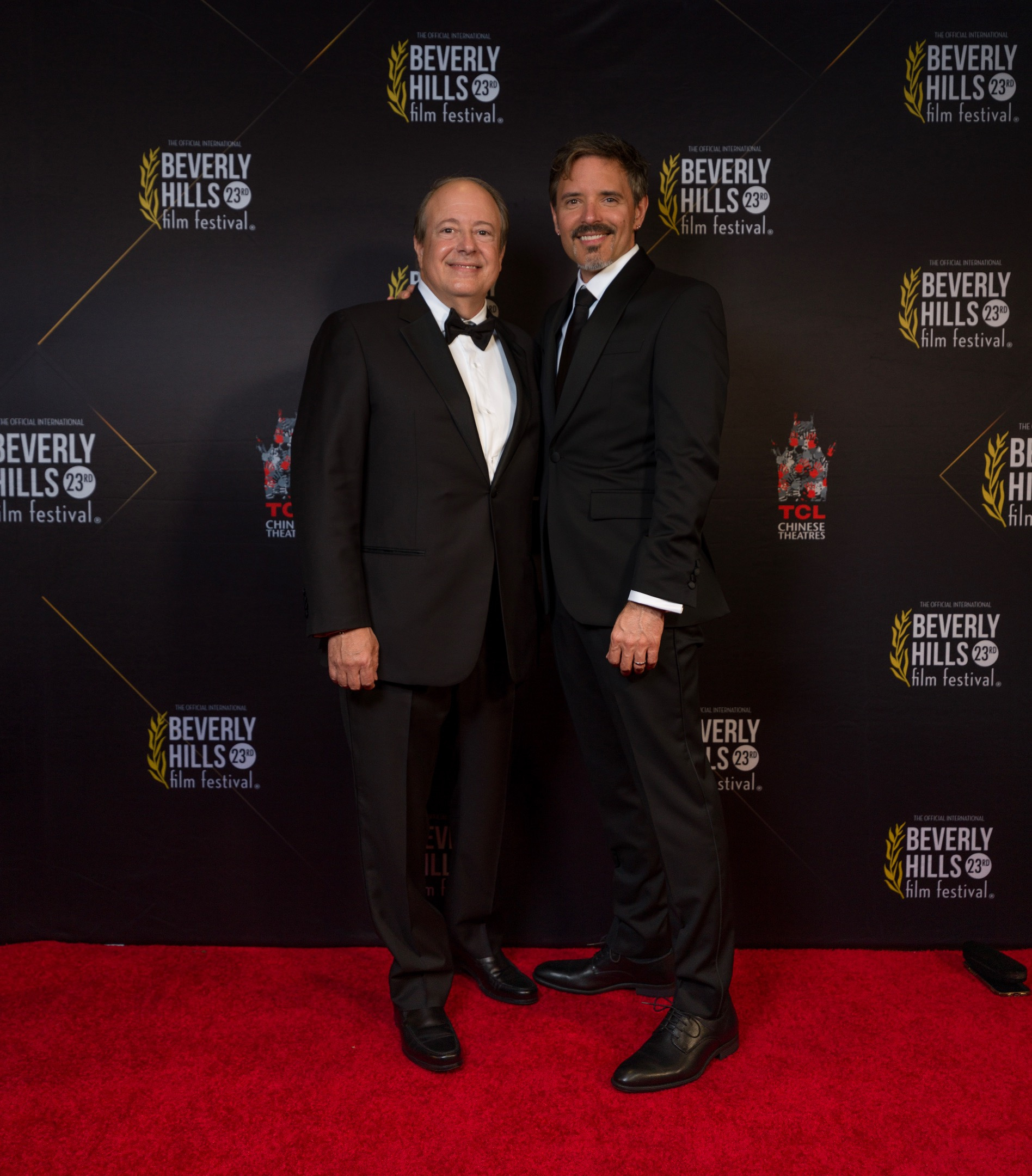 Mark and Paul on the red carpet