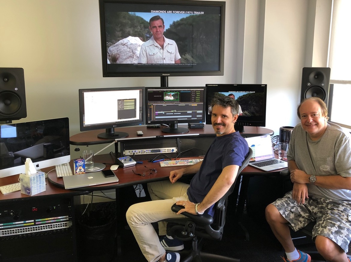 Paul and Mark in the edit room