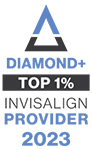 Diamond+ top 1% Invisalign Provider 2023