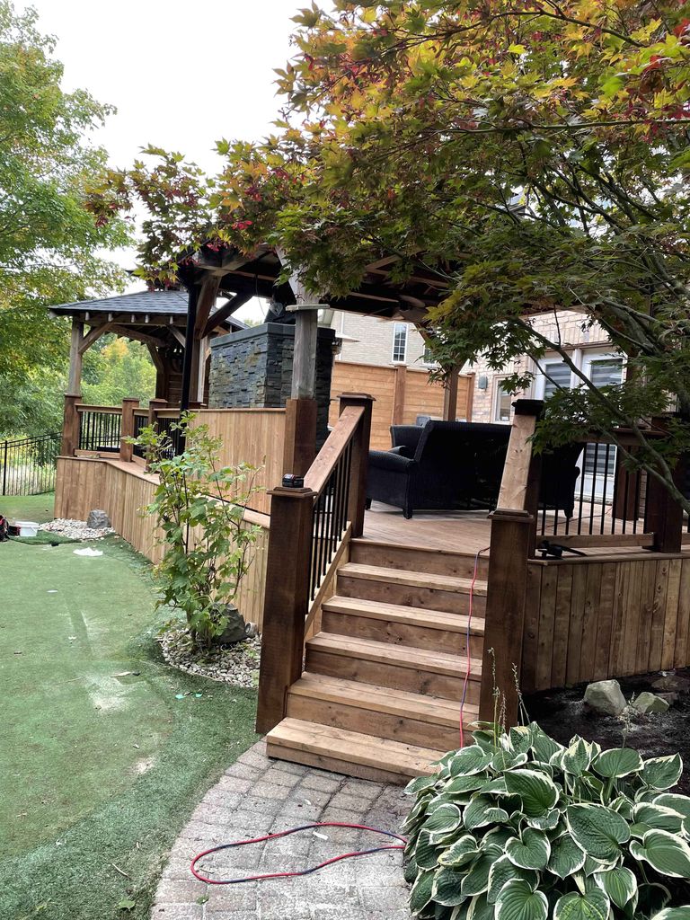 wooden decks