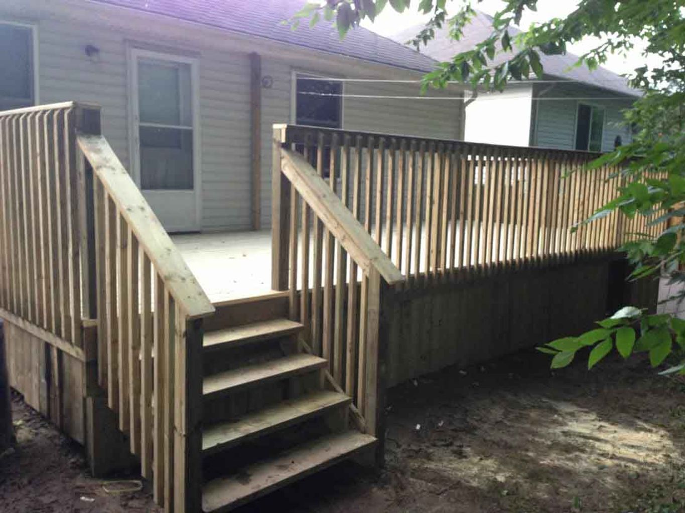 wooden decks