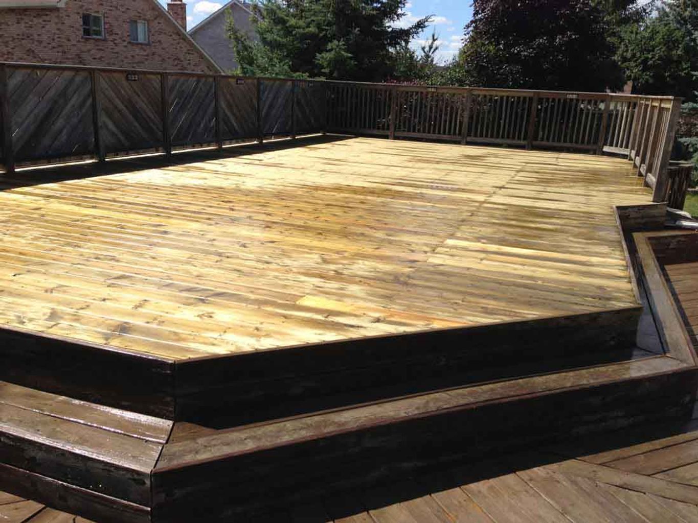 wooden decks
