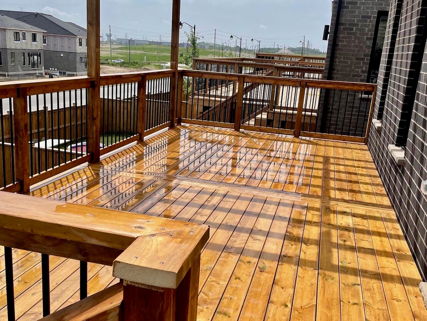 wooden decks