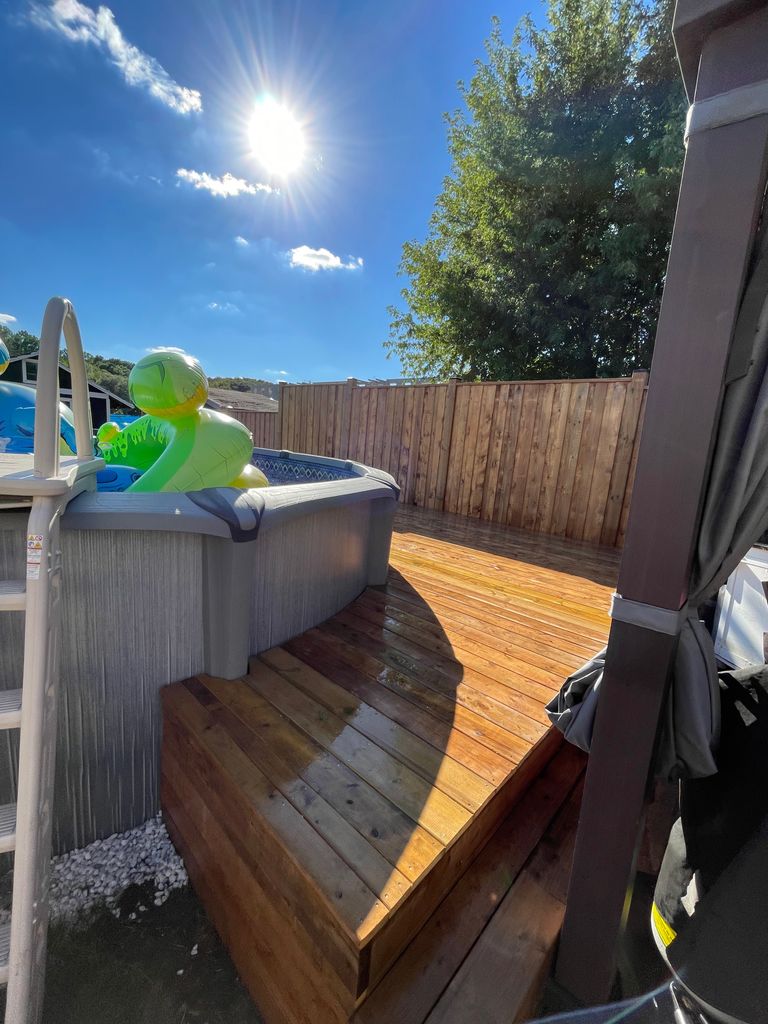 wooden decks