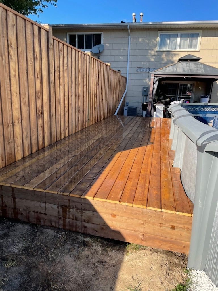 wooden decks