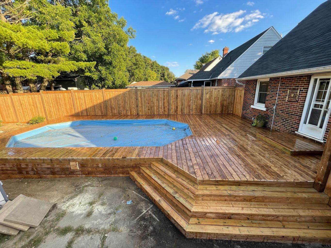 wooden decks