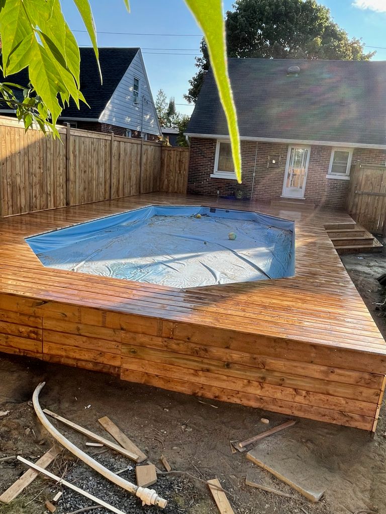 wooden decks