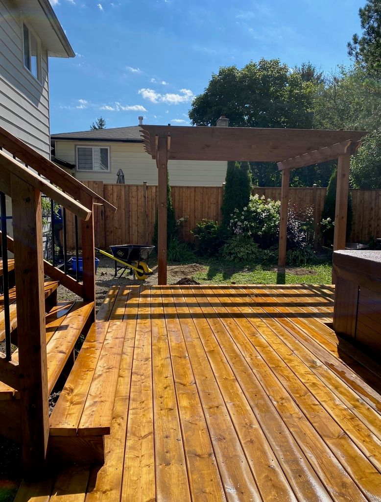 wooden decks