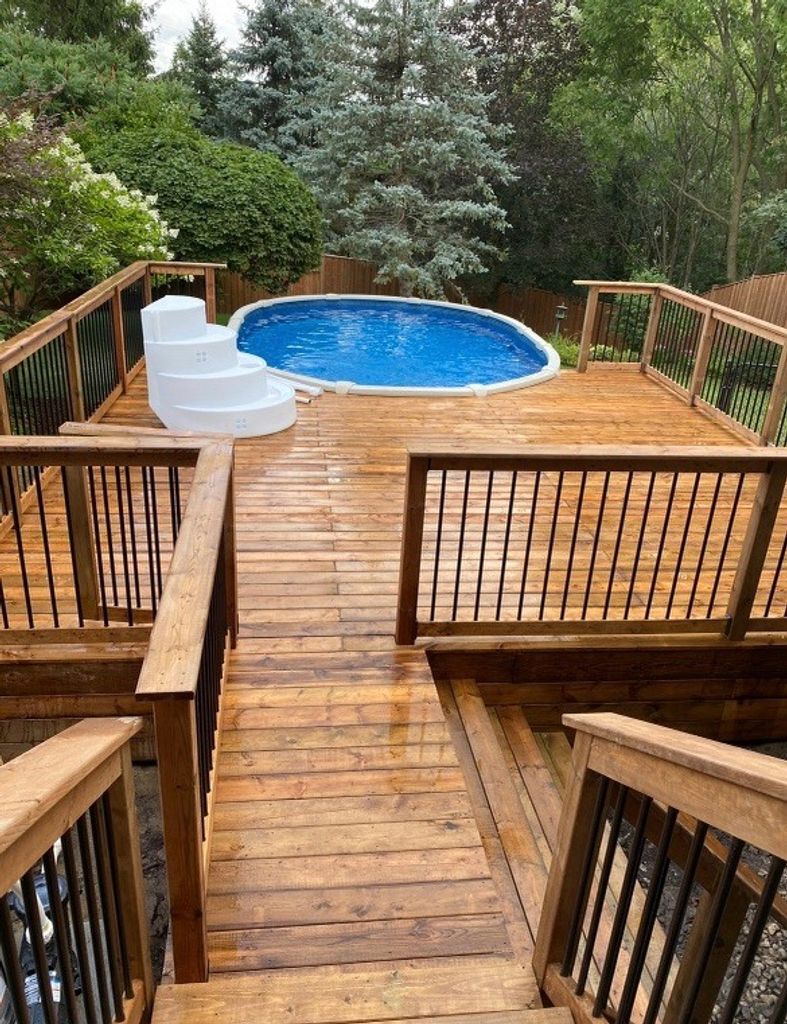wooden decks
