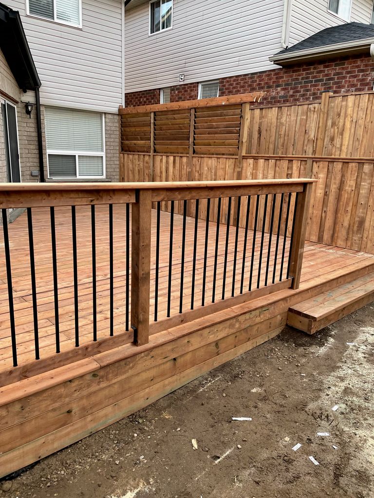 wooden decks