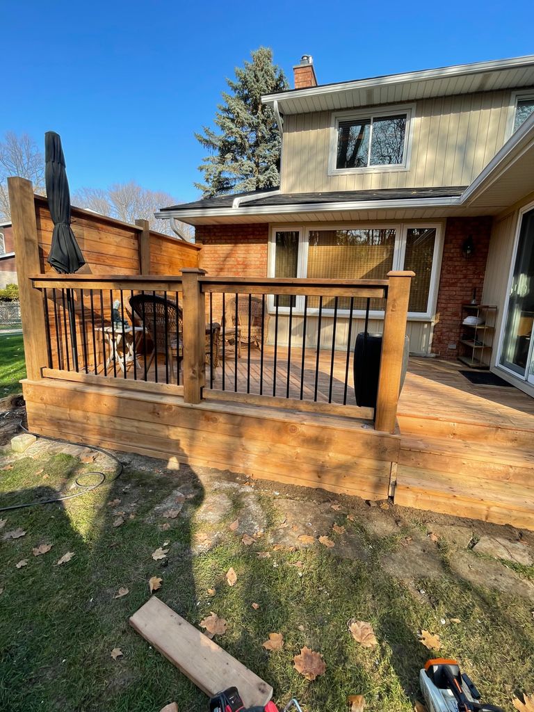 wooden decks