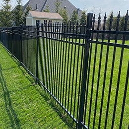EXTENDED PICKET IRON FENCE