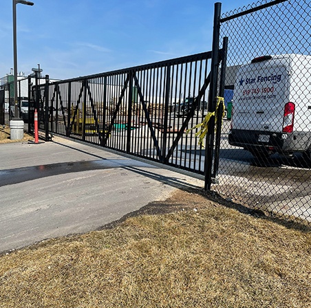 Ontario Iron Fence Installations by Star Fencing Inc. - Ornamental Gates for Commercial Properties