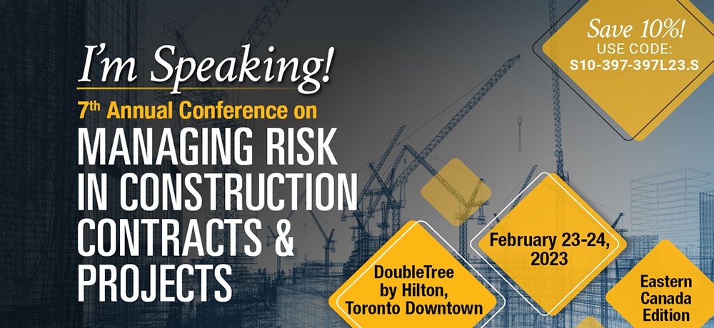 Speaking at the Managing Risk in Construction Contracts & Projects Conference.jpg