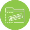 Missing supporting evidence