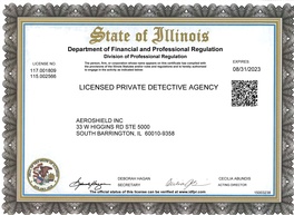 IDFPR- Detective Agency License Cert 7.28.20