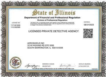 Illinois Private Detective Agency - Aeroshield
