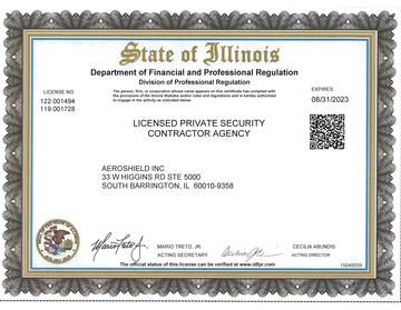Illinois Private Security Contractor - Aeroshield