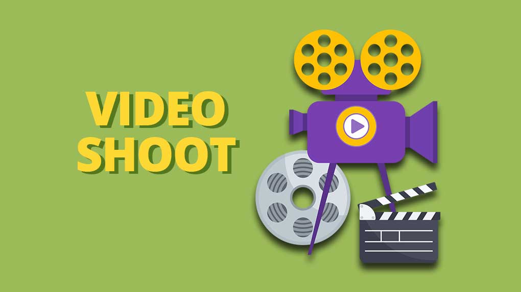 The Production part of the video production process usually involves shooting footage.