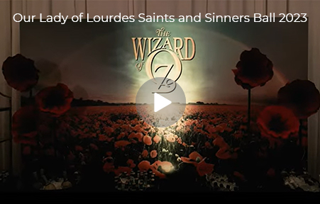 Our Lady of Lourdes Saints and Sinners Ball 2023 Video content created by MiJo Productions