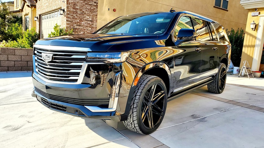 Ceramic Coating done by professionals of Car Passion Detailing for Cadillac Escalade