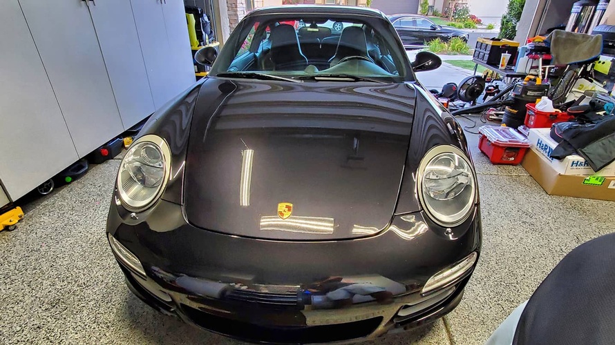 Porsche 911 Sports Car Installed with Paint Protection Film by Car Passion Detailing