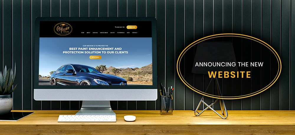 Announcing The New Website by Car Passion Detailing