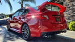 Red Subaru WRX Sports Car Installed with high-quality Ceramic Coat by Car Passion Detailing
