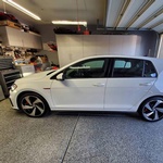 Glossy Ceramic Coating completed for Volkswagen Golf by professionals of Car Passion Detailing