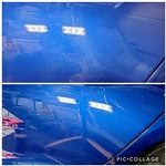 Before and after Paint Correction performed for a car by Car Passion Detailing