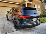 Back View Glossy ceramic coating for Black Volkswagen Tiguan SUV by Car Passion Detailing