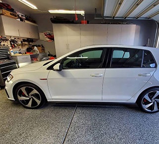Glossy Ceramic Coating done for Volkswagen Golf by Car Passion Detailing