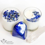 Lapis Clean Crystal Candle - Full Moon