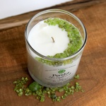 Peridot Clean Crystal Candle - Crescent Moon