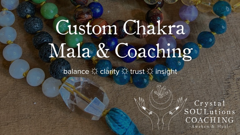 Transformational Coaching & Custom Chakra Mala Package Offer