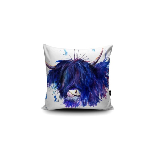 Splatter cow cushion