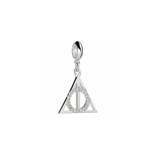 Sterling Silver Deathly Hallows Slider Charm