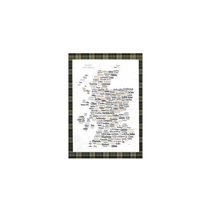 Word Maps of Scotland - Malt Whisky