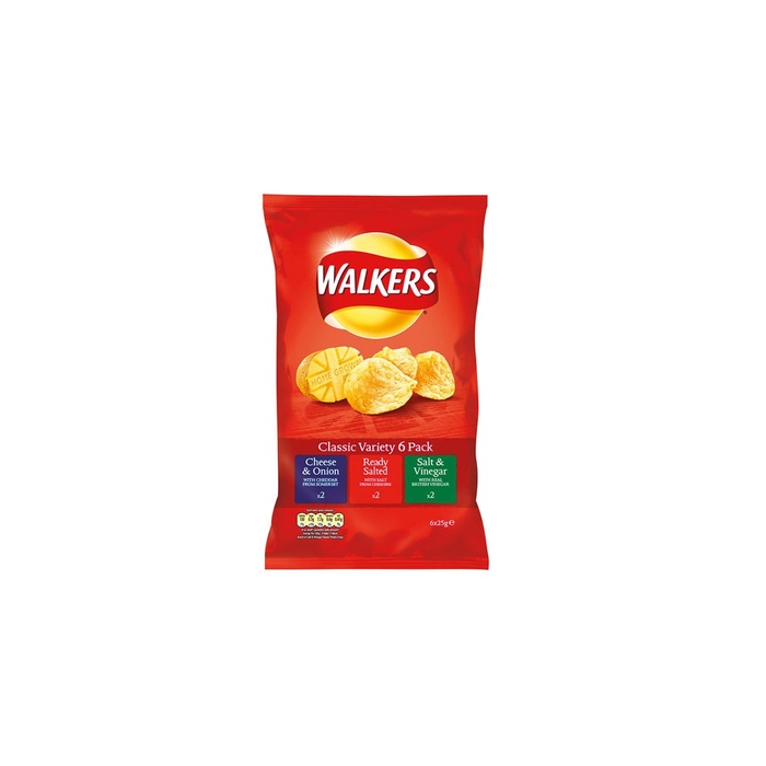 Walkers Variety 6 Pack