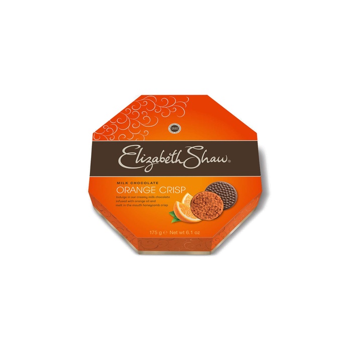 Elizabeth Shaw Orange Honeycomb Crisps