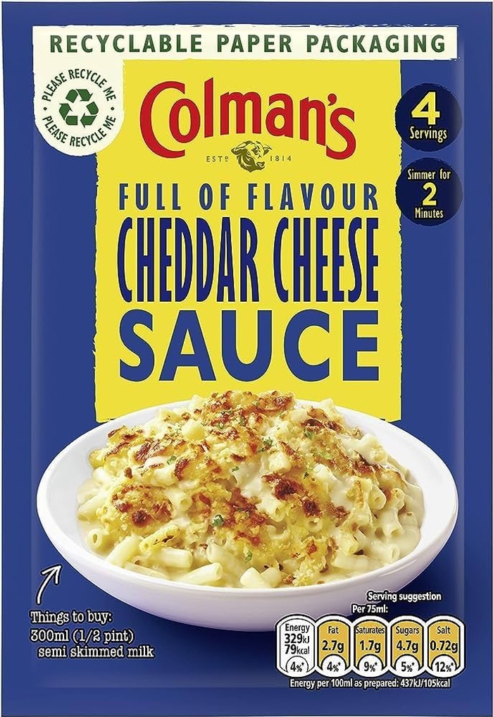 Colmans Cheddar Cheese Sauce