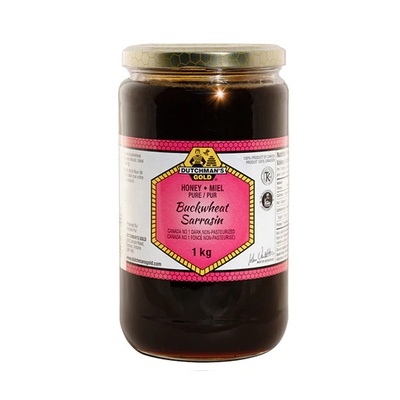 Buckwheat Honey 1kg Glass Jar