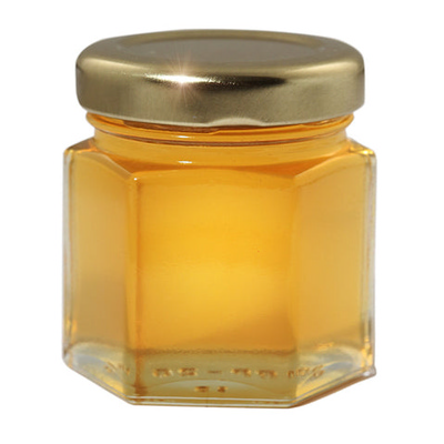 Gift Honey Small Size 50 Gr Hexagonal Jar